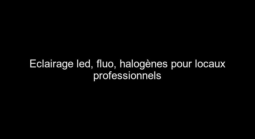 Eclairage led, fluo, halogènes pour locaux professionnels Eclairage led, fluo, halogènes pour locaux professionnels