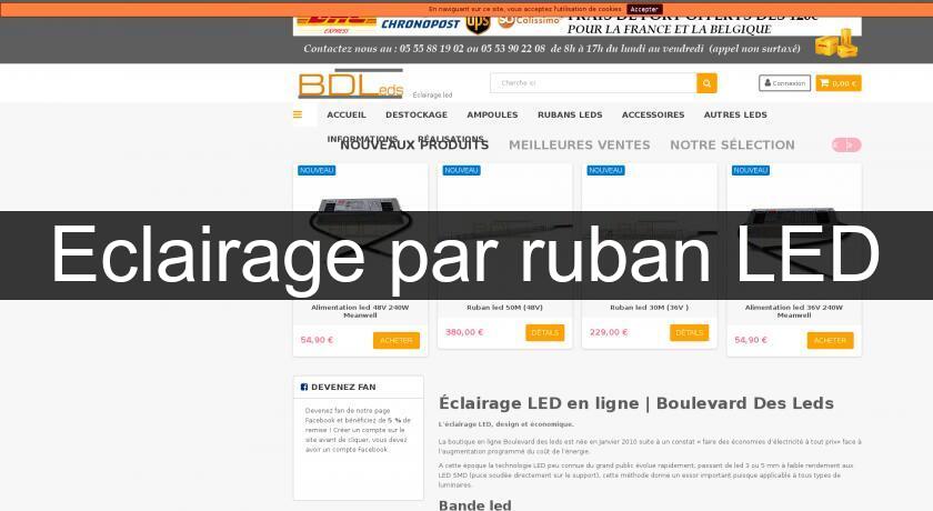 Eclairage par ruban LED