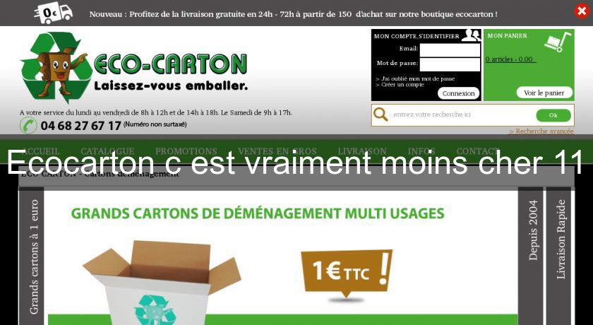 Ecocarton c'est vraiment moins cher 11