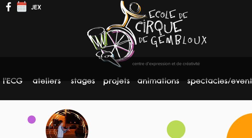 Ecole, animations et stages de Cirque à Gembloux