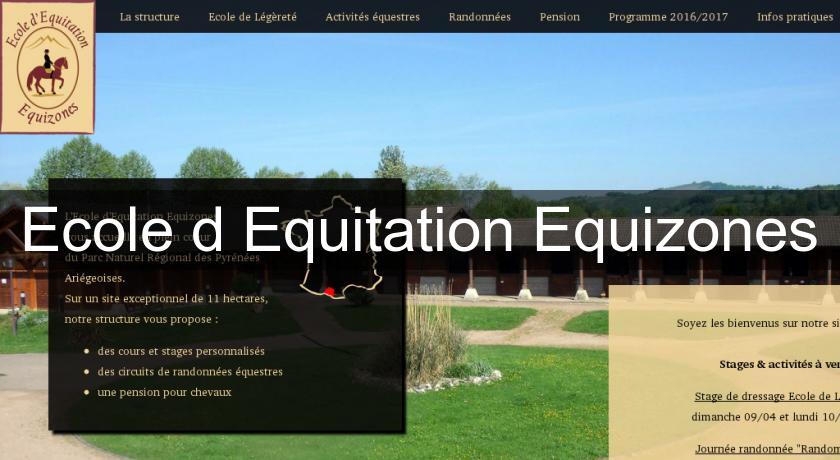 Ecole d'Equitation Equizones Ecole d'Equitation Equizones