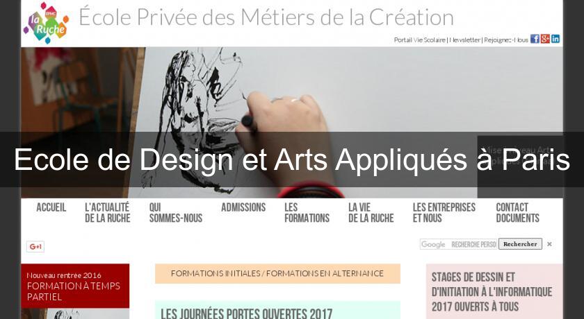 Ecole de Design et Arts Appliqués à Paris Ecole de Design et Arts Appliqués à Paris