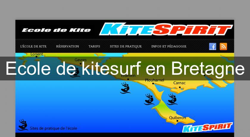 Ecole de kitesurf en Bretagne Ecole de kitesurf en Bretagne