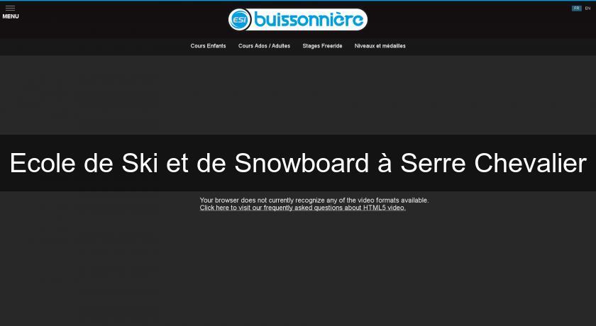 Ecole de Ski et de Snowboard à Serre Chevalier
