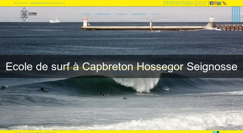 Ecole de surf à Capbreton Hossegor Seignosse