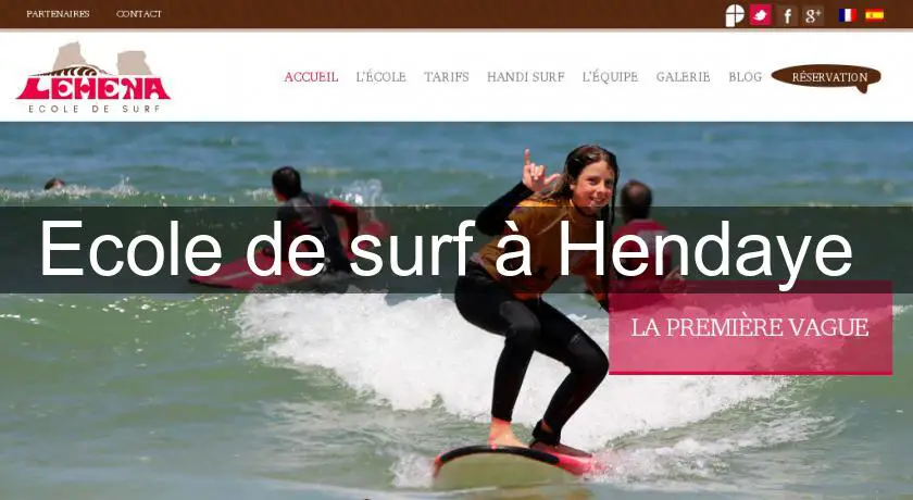 Ecole de surf à Hendaye 