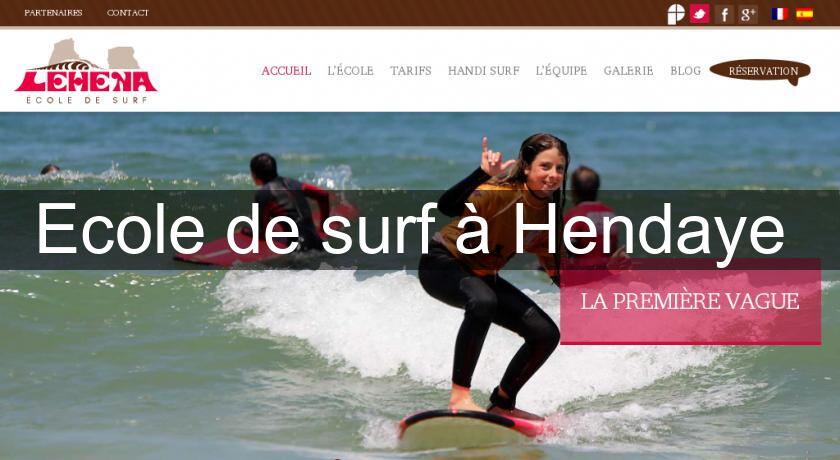 Ecole de surf à Hendaye Ecole de surf à Hendaye