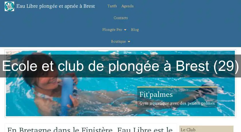 Ecole et club de plongée à Brest (29)