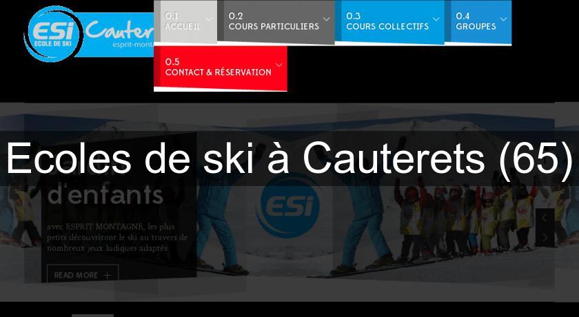 Ecoles de ski à Cauterets (65)