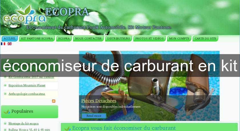 économiseur de carburant en kit économiseur de carburant en kit