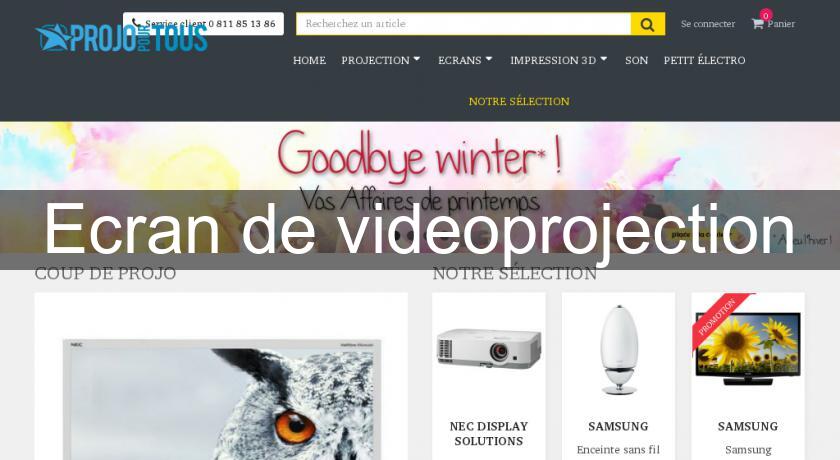 Ecran de videoprojection Ecran de videoprojection