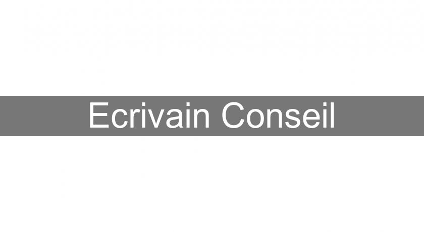 Ecrivain Conseil Ecrivain Conseil