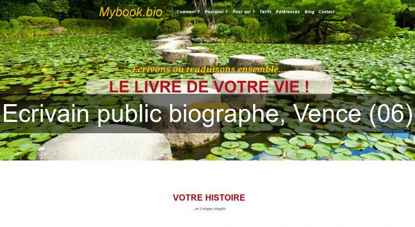 Ecrivain public biographe, Vence (06) Ecrivain public biographe, Vence (06)