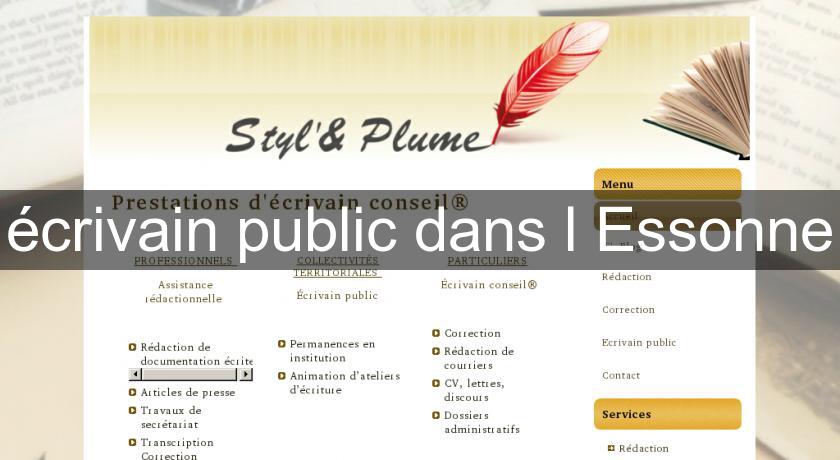 écrivain public dans l'Essonne écrivain public dans l'Essonne