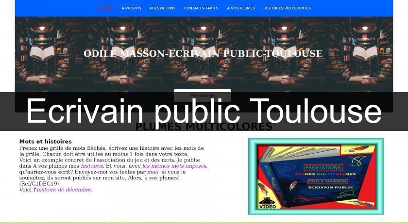 Ecrivain public Toulouse Ecrivain public Toulouse