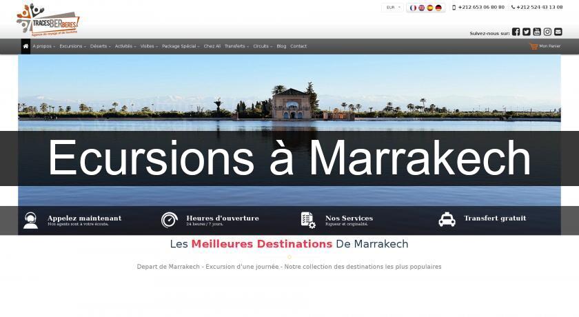 Ecursions à Marrakech Ecursions à Marrakech
