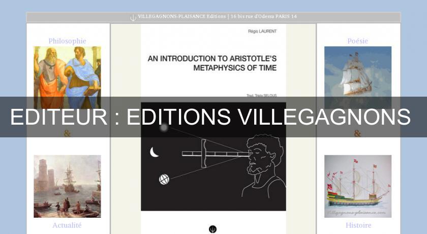 EDITEUR : EDITIONS VILLEGAGNONS EDITEUR : EDITIONS VILLEGAGNONS