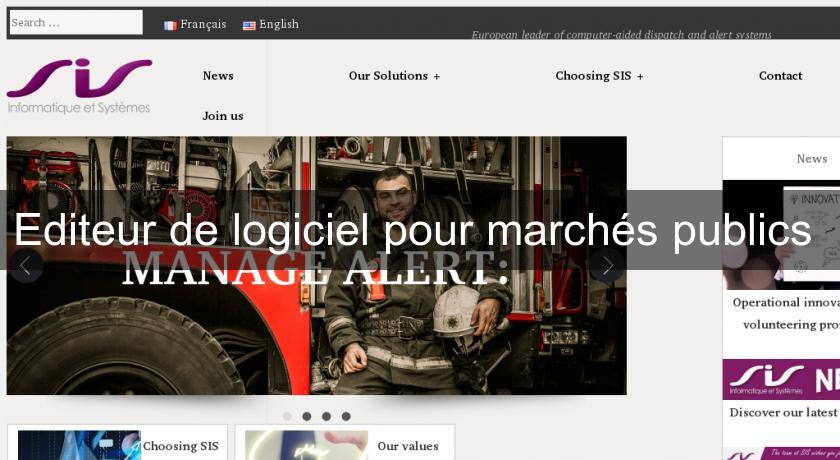Editeur de logiciel pour marchés publics Editeur de logiciel pour marchés publics