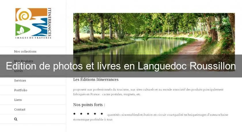 Edition de photos et livres en Languedoc Roussillon