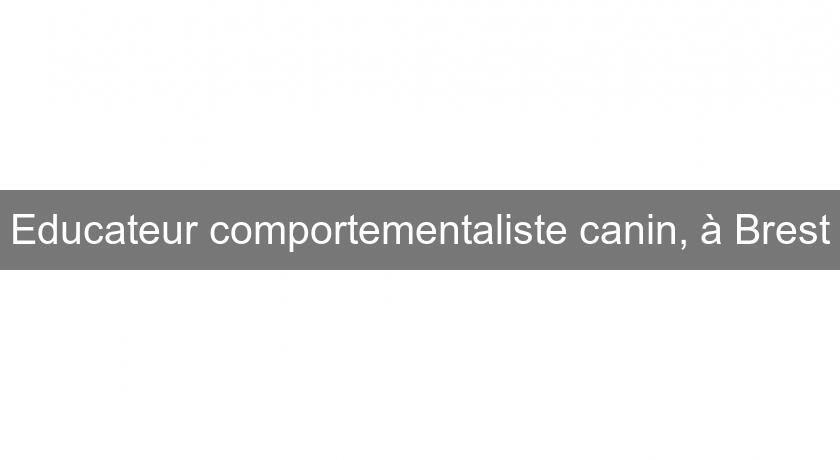 Educateur comportementaliste canin, à Brest Educateur comportementaliste canin, à Brest