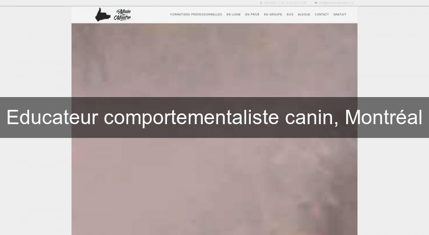 Educateur comportementaliste canin, Montréal Educateur comportementaliste canin, Montréal