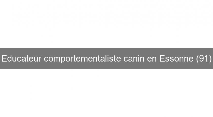 Educateur comportementaliste canin en Essonne (91) Educateur comportementaliste canin en Essonne (91)