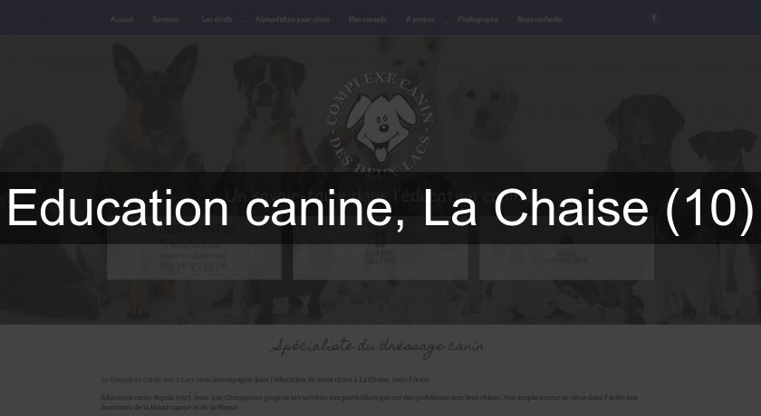 Education canine, La Chaise (10)