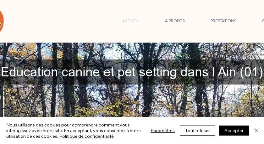 Education canine et pet setting dans l'Ain (01)