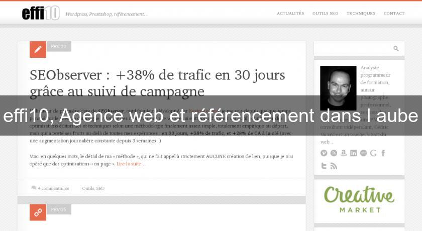 effi10, Agence web et référencement dans l'aube