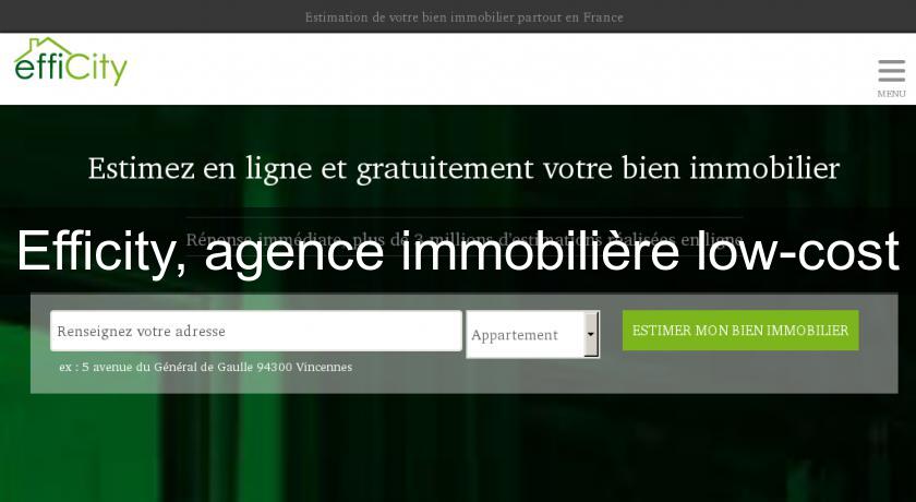 Efficity, agence immobilière low-cost