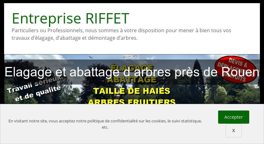 Elagage et abattage d'arbres près de Rouen Elagage et abattage d'arbres près de Rouen