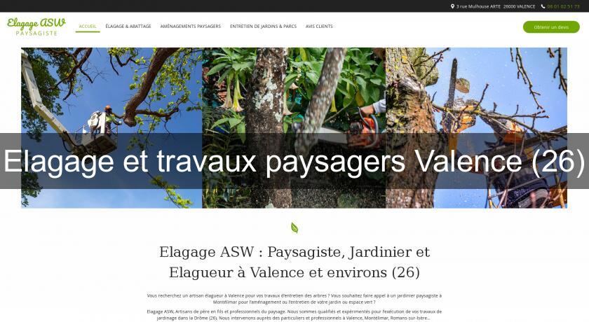 Elagage et travaux paysagers Valence (26)