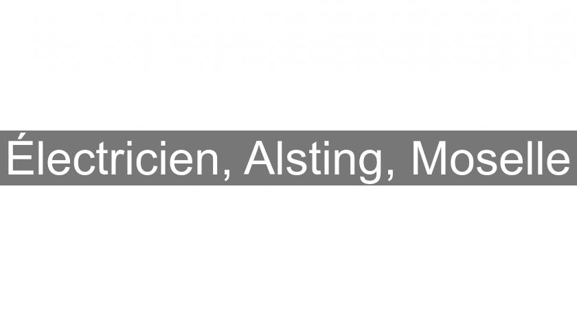 Électricien, Alsting, Moselle