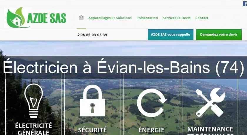 Électricien à Évian-les-Bains (74)