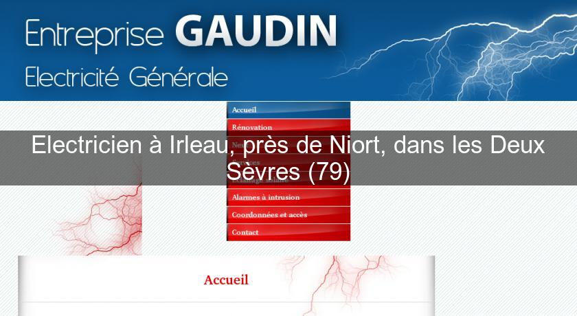 Electricien à Irleau, près de Niort, dans les Deux Sèvres (79)