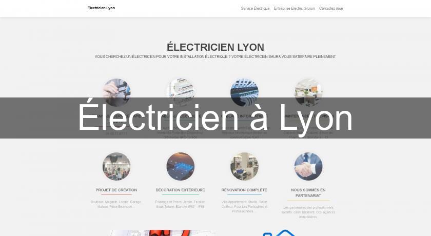 Électricien à Lyon Électricien à Lyon