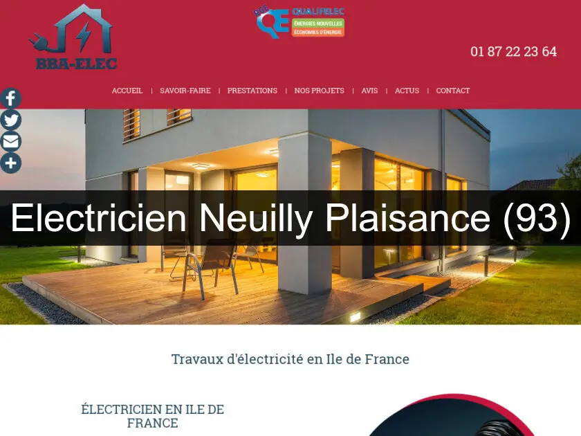 Electricien Neuilly Plaisance (93)