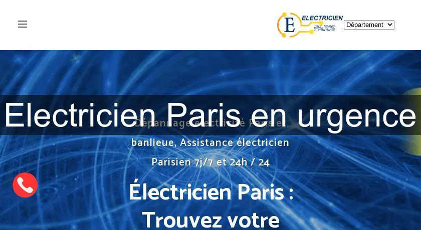Electricien Paris en urgence