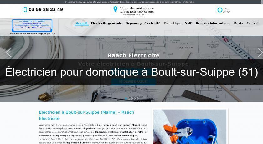 Électricien pour domotique à Boult-sur-Suippe (51) Électricien pour domotique à Boult-sur-Suippe (51)