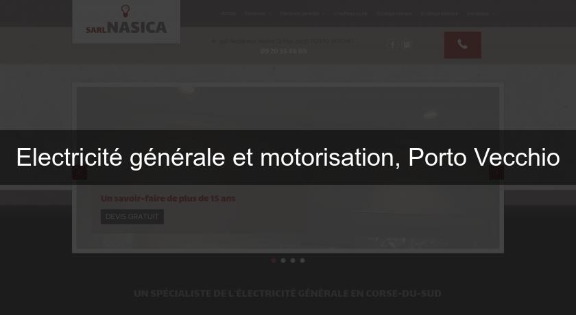 Electricité générale et motorisation, Porto Vecchio