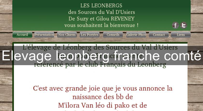 Elevage leonberg franche comté