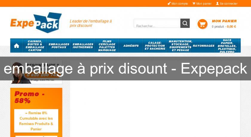 emballage à prix disount - Expepack