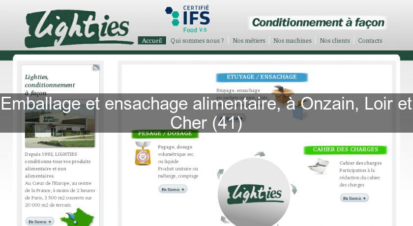 Emballage et ensachage alimentaire, à Onzain, Loir et Cher (41)