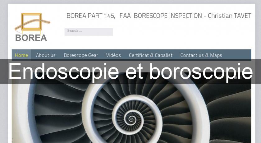 Endoscopie et boroscopie Endoscopie et boroscopie