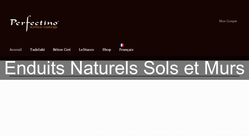 Enduits Naturels Sols et Murs