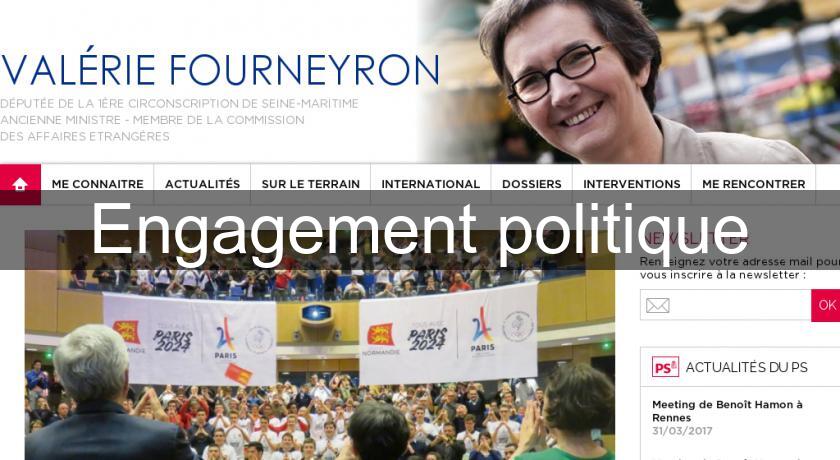 Engagement politique Engagement politique