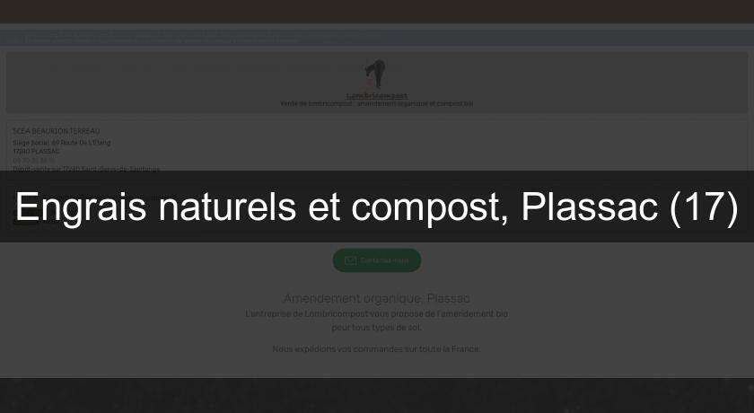 Engrais naturels et compost, Plassac (17) Engrais naturels et compost, Plassac (17)