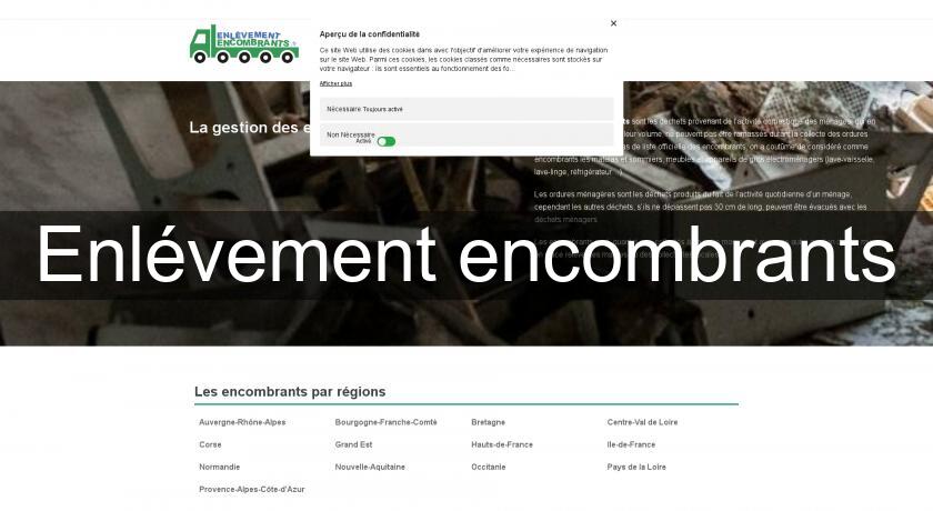Enlévement encombrants Enlévement encombrants
