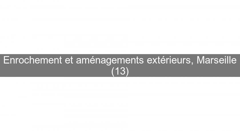 Enrochement et aménagements extérieurs, Marseille (13) Enrochement et aménagements extérieurs, Marseille (13)