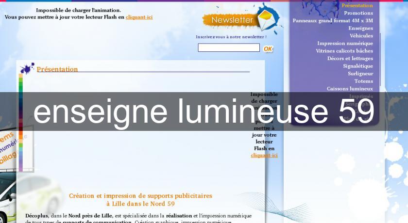 enseigne lumineuse 59 enseigne lumineuse 59